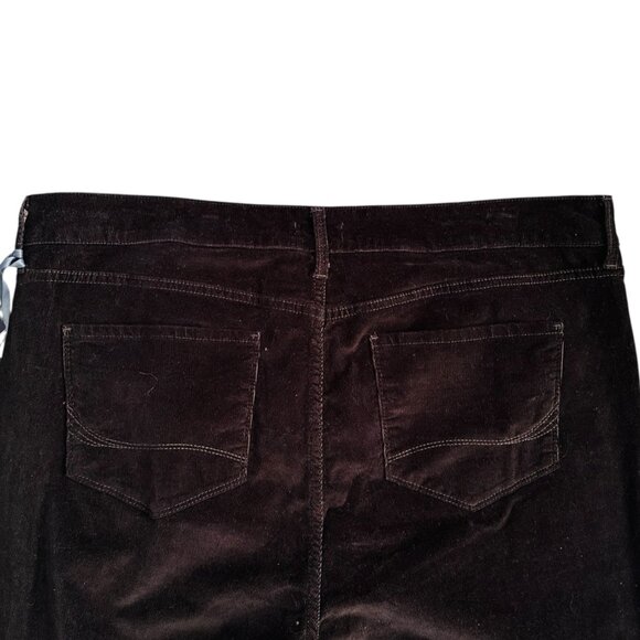 NYDJ Women's Size Plus 18W Corduroy Lift & Tuck Technology Mahogany Pants NEW - Picture 3 of 5